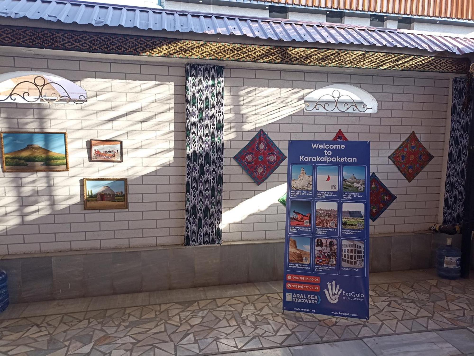 Hotel Besqala Nukus Exterior foto